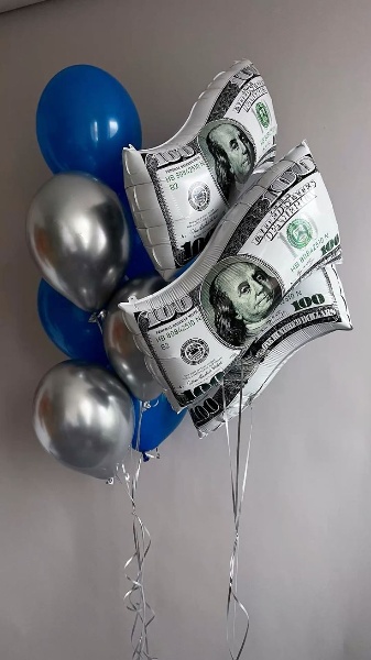 Букет из шаров «Много денег не бывает»