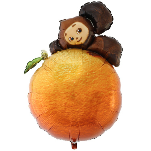 Шар Фигура Чебурашка на апельсине